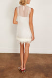 Staud Albee Mini Dress in Ivory