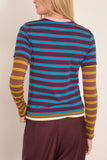 Staud Dillon Tee in Potter Stripe Multi