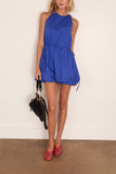 Staud Molly Mini Dress in Cobalt
