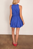 Staud Molly Mini Dress in Cobalt