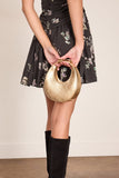 Staud Good Night Moon Bag in Gold