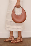 Staud Moon Tote Bag in Tan
