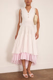 Hellessy Alyx Dress in White/Pink