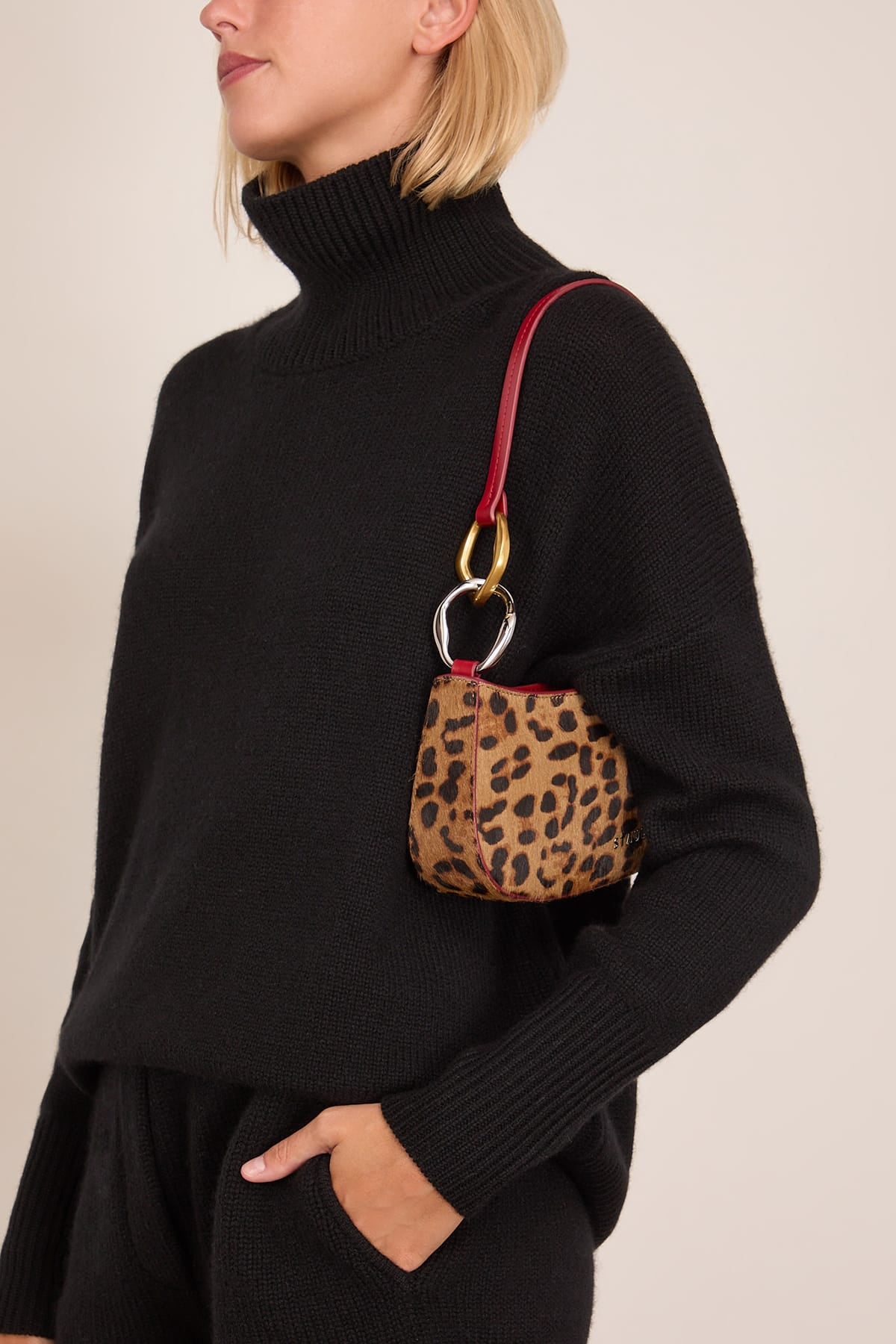 Staud Ollie Bag in Cheetah