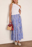 Lemlem Sanaa Skirt in Qeba Blue