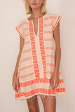 Lemlem Elina Caftan in Tigist Flame