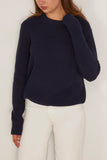 Nili Lotan Tarik Sweater in Dark Navy