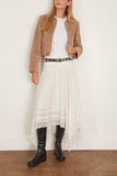 Staud Hugo Suede Jacket in Dune