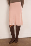 Staud Luciana Velvet Skirt in Quartz