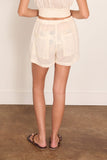 Lemlem Safia Shorts in Lacee Cream