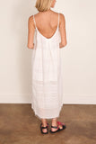 Lemlem Nia Slip Dress in Abira White