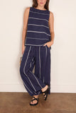 Lemlem Kati Tank Top in Nunu Navy