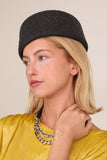 Gigi Burris Lauren Pillbox Hat in Charcoal Melange