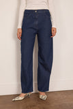 Another Tomorrow Denim Curved Pant in Indigo