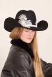 Gigi Burris Britney Hat in Black/White