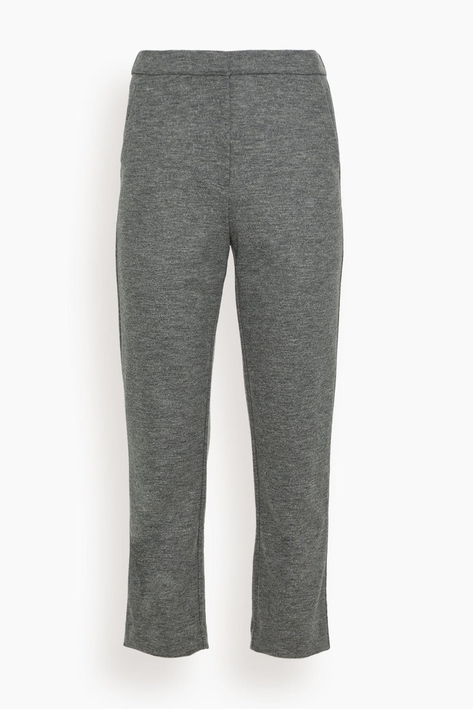 Simkhai Pants Hayley Cropped Straight Pant in Warm Gray Simkhai Hayley Cropped Straight Pant in Warm Gray