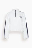Tanya Taylor Maria Pullover in Optic White