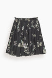 Etoile Isabel Marant Livy Pleated Skirt in Black