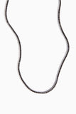 Stoned Fine Jewelry Necklaces Bolt Black Diamond Tennis Necklace in 14k White Gold Stoned Fine Jewelry Bolt Black Diamond Tennis Necklace in 14k White Gold