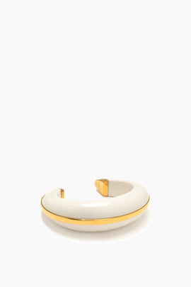 Halo Cuff in Alabaster White