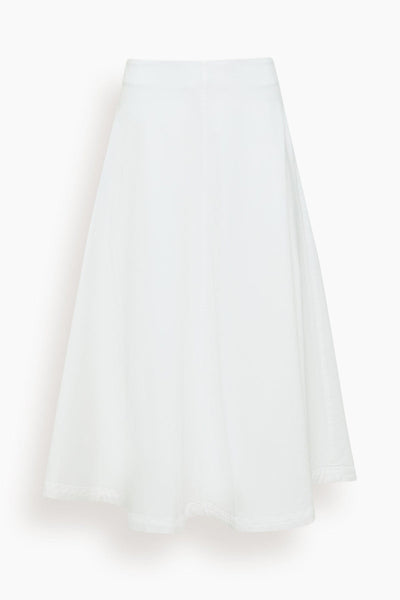Varda Skirt in Optic White