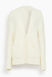 Dorothee Schumacher Loving Touch Cardigan in Camellia White