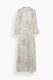 Forte Forte Nontiscordardime Long Sleeve Dress in Peonia