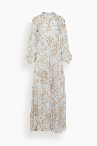 Nontiscordardime Long Sleeve Dress in Peonia