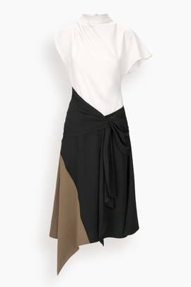 Davina Dress in Black Multi