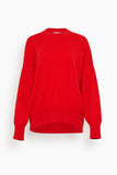 Loulou Studio Sweaters Anaa Cashmere Sweater in Red