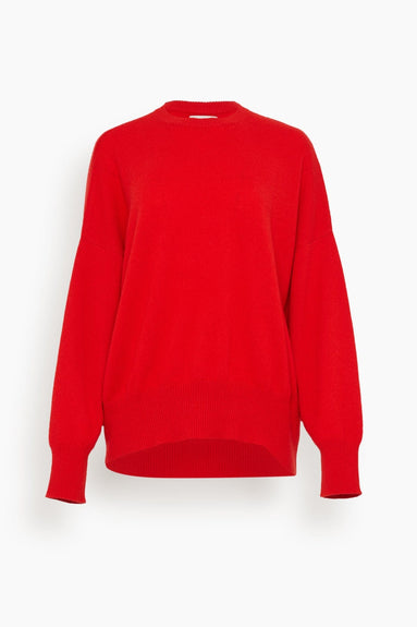 Loulou Studio Sweaters Anaa Cashmere Sweater in Red