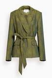 Tanya Taylor Varick Jacket in Sprout Multi