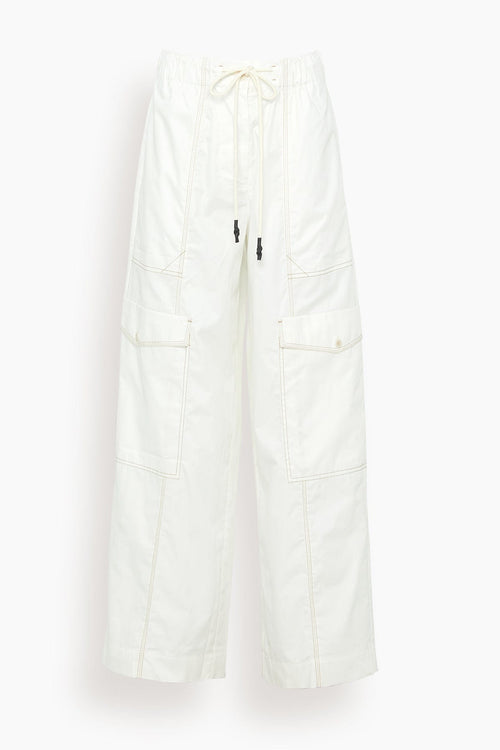Lee Mathews Pants Maddy Relaxed Pant in Natural