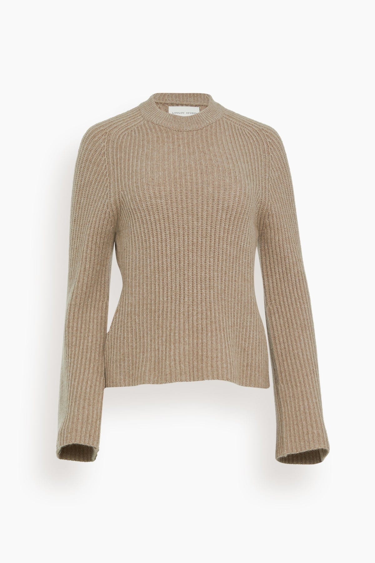 Loulou Studio Sweaters Kota Sweater in Beige Melange