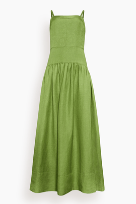 Newberry Dress in Glass Green