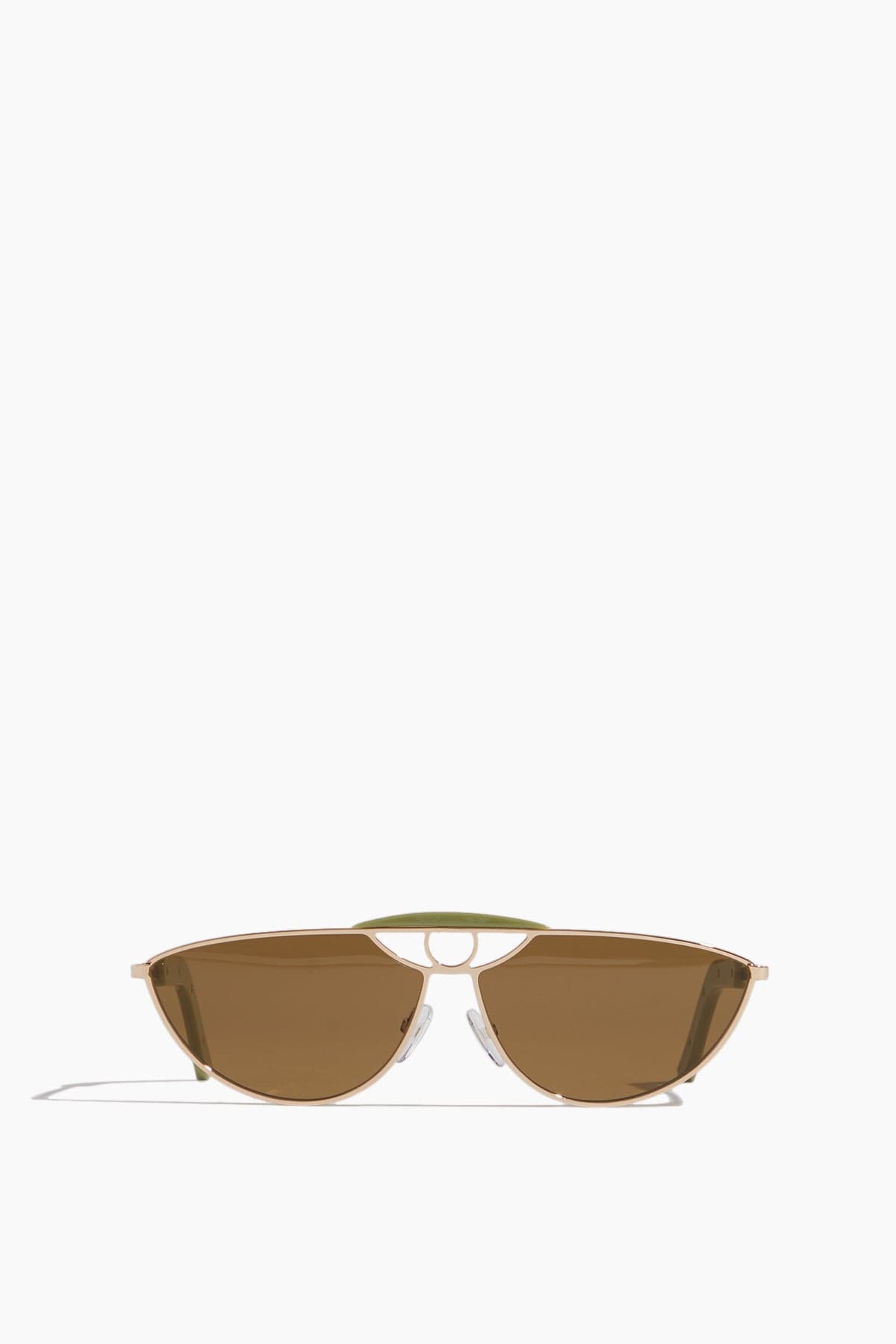 Clean Waves Sunglasses Inez and Vinoodh Eye Sunglasses in Green