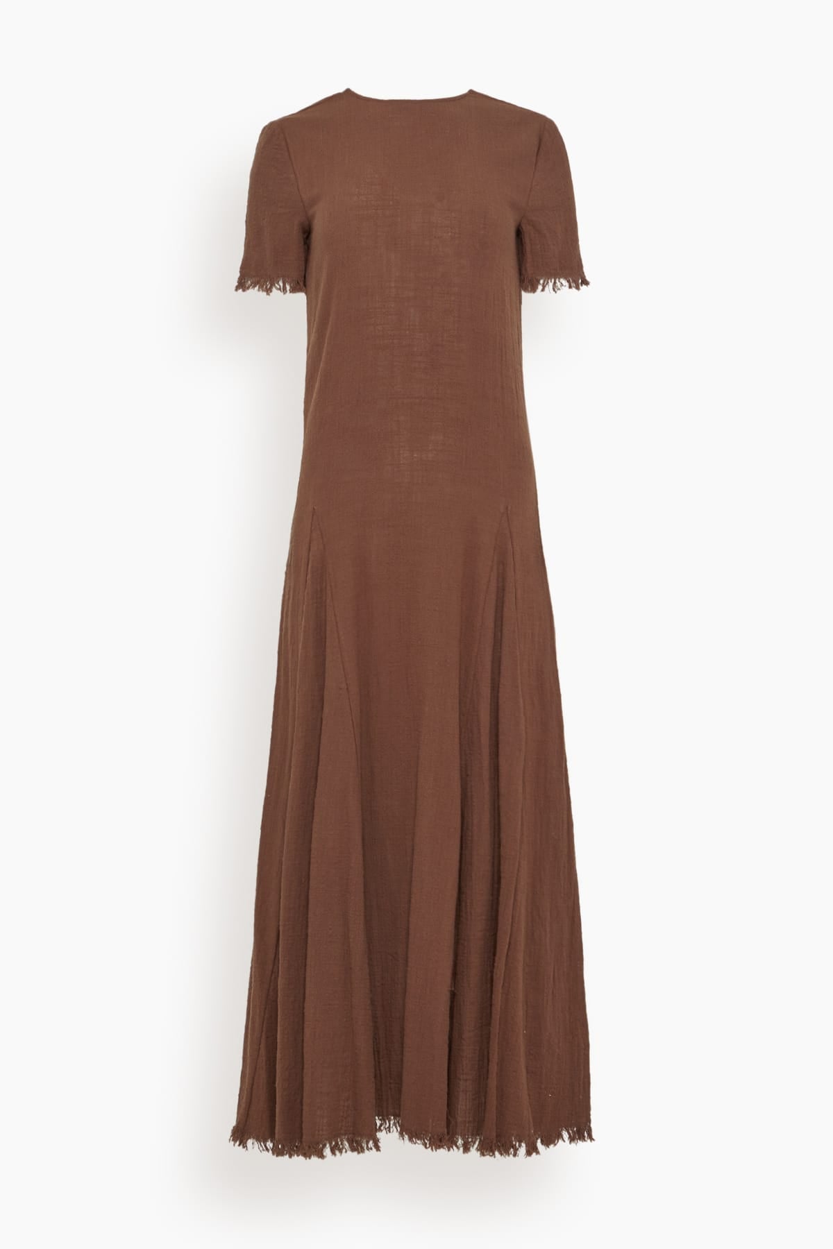 Staud Le Havre Dress in Dark Chocolate Hampden Clothing Staud Le Havre Dress in Dark Chocolate Hampden Clothing