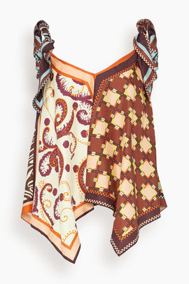 Wilson Silk Top in Multi