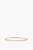 Vintage La Rose Bracelets Wavy Diamond Flexible Bangle in 14k Yellow Gold