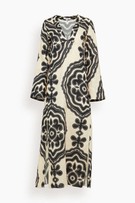 Theodora Column Dress in Niku Cream