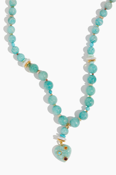 Rincon Heart Necklace in Turquoise