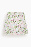 Hunter Bell Britt Mini Skirt in Magnolia Grove Jacquard