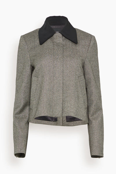 Floyd Jacket in Black/White