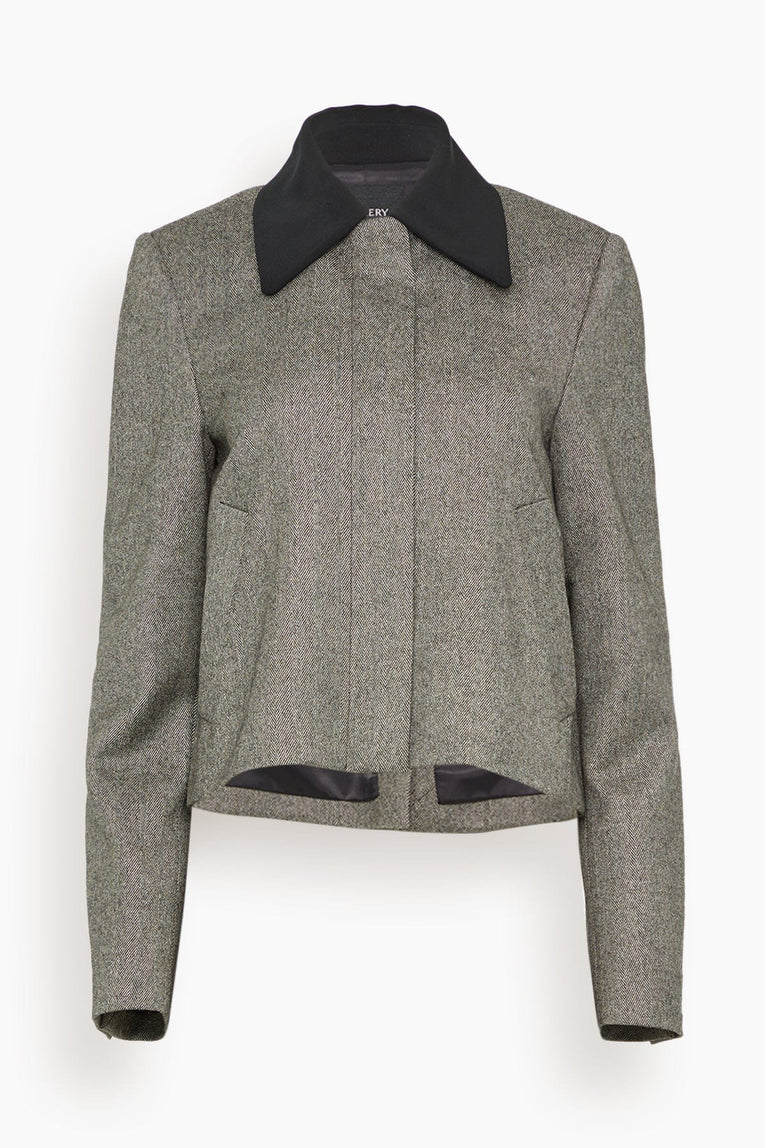 A.Emery Floyd Jacket in Black/White