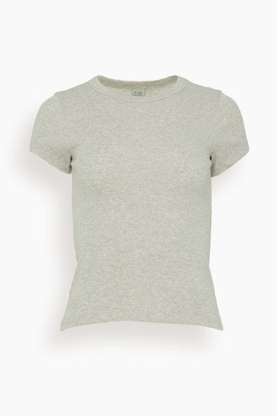 Car Baby Tee in Heather Grey