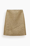 Dorothee Schumacher Golden Hour Skirt in Gold