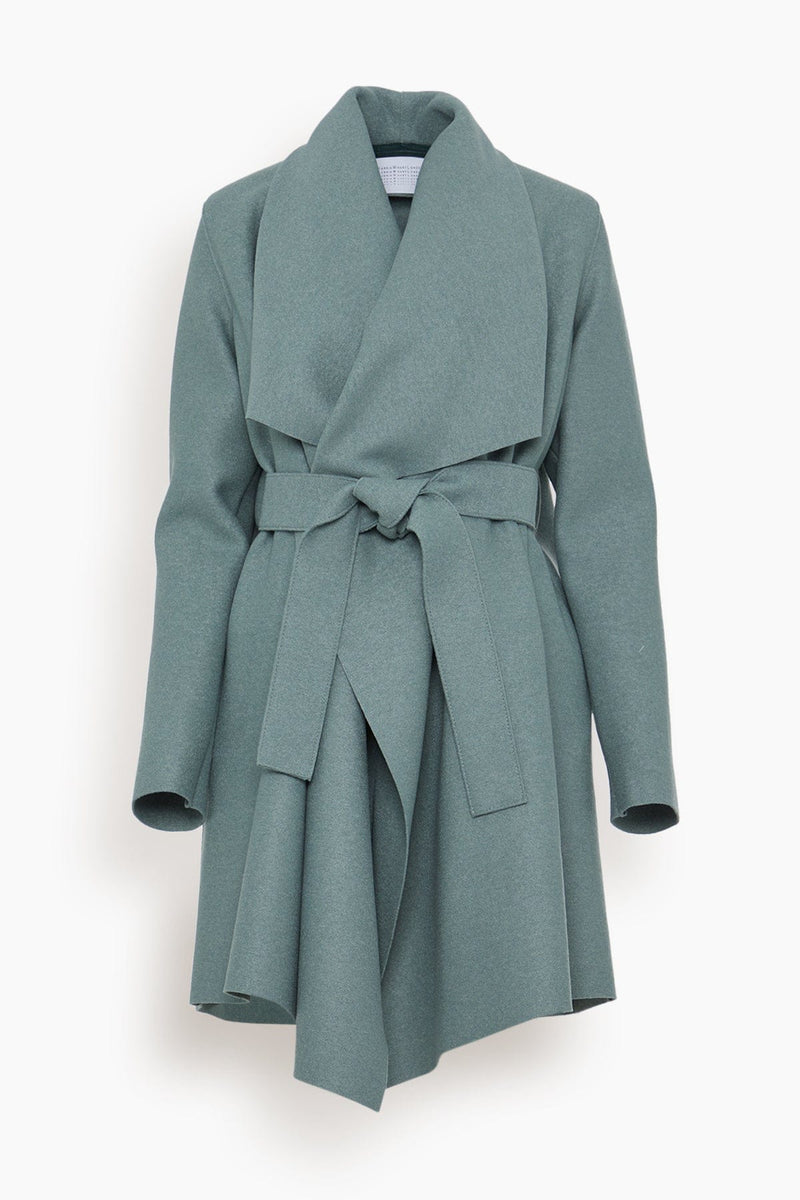 Harris wharf london hot sale belted blanket coat