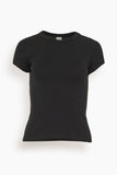 Flore Flore Tops Car Baby Tee in Black Flore Flore Car Baby Tee in Black