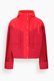 Staud Alta Jacket in Cardinal