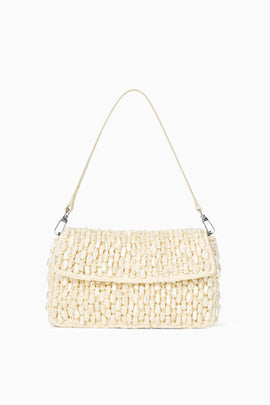 Timmy Convertible Shoulder Bag in Cream
